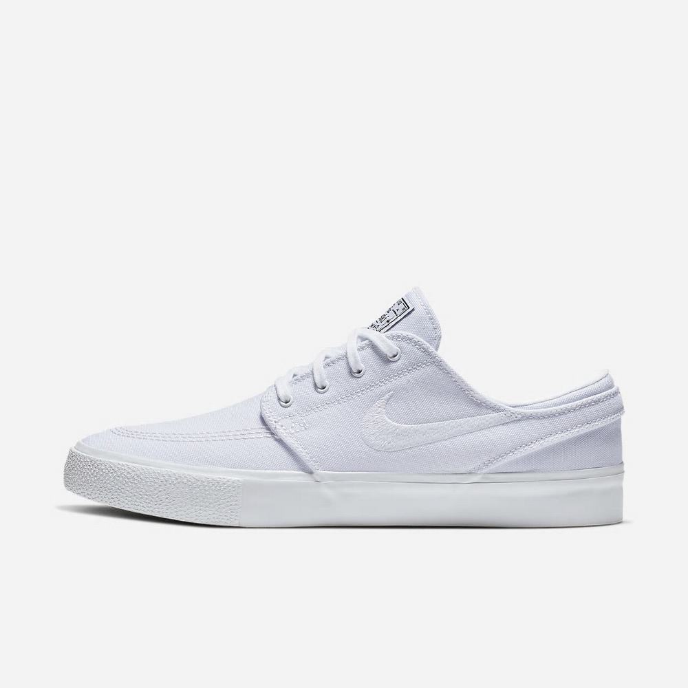 Chaussure De Skate Nike SB Zoom Stefan Janoski Canvas RM Blanche 6850-743 White/Gum Light Brown/Black/White Homme | AIH-93858925